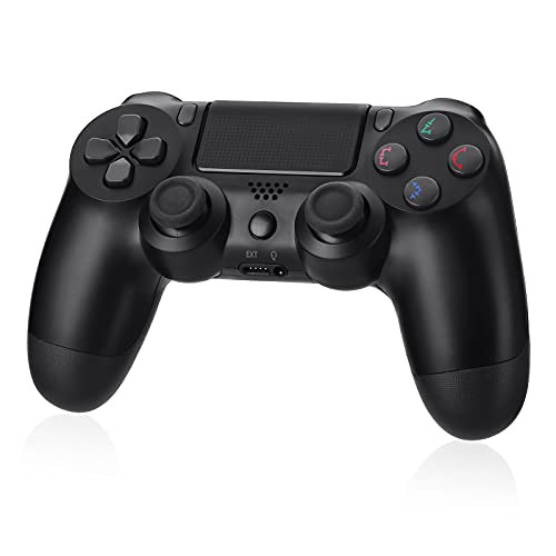 P4 Wireless Controller, Game Controller with Dual Vibration, Touch Pad, Audio for P4/Pro/Slim, Windows, Android, iOS