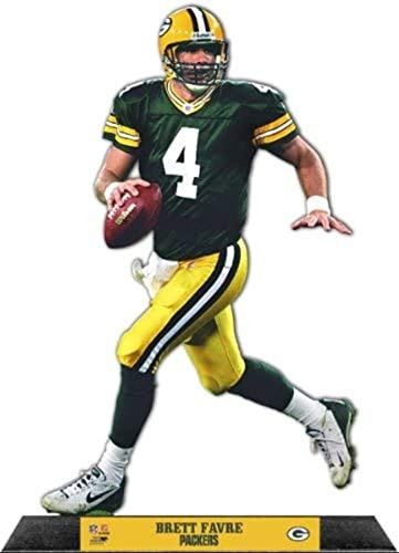 Brett Favre Green Bay Packers NFL StandZ Action Photo Desktop 10" Display