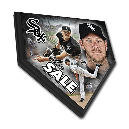 Photo File MLB Chicago White Sox Chris Sale Men's Home Plate Plaque, One Size