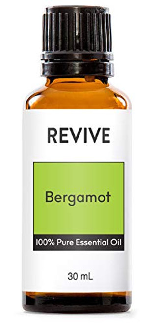 Bergamot Essential Oil 30mL by Revive Essential Oils - 100 percent Pure Therapeutic Grade, For Diffuser, Humidifier, Massage, Aromatherapy, Skin  and  Hair Care