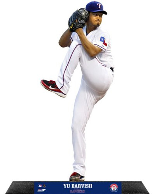 MLB Yu Darvish Texas Rangers StandZ Action Photo Desktop Display MLB Yu Darvish Texas Rangers StandZ Action Photo Desktop Display