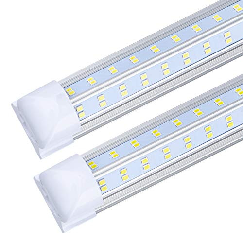 2-Pack LED Shop Light 2ft, 30W 3500LM 6000K Cold White, T8 LED Light Fixture, Clear Cover, Ceiling and Utility Shop Light, Linkable Tube Lights, Shop Lights for Room, Garage, Workbench, Warehouse, 2-Pack LED Shop Light 2ft, 30W 3500LM 6000K Cold White, T8 LED Light Fixture, Clear Cover, Ceiling and Utility Shop Light, Linkable Tube Lights, Shop Lights for Room, Garage, Workbench, Warehouse,
