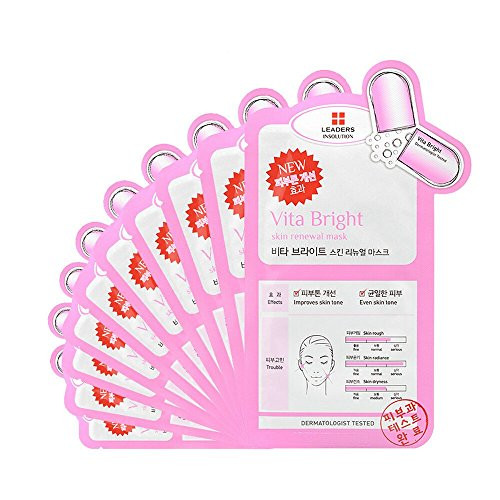 Leaders Insolution Vita Brightening Renewal Mask - 1 Box of 10 Sheets
