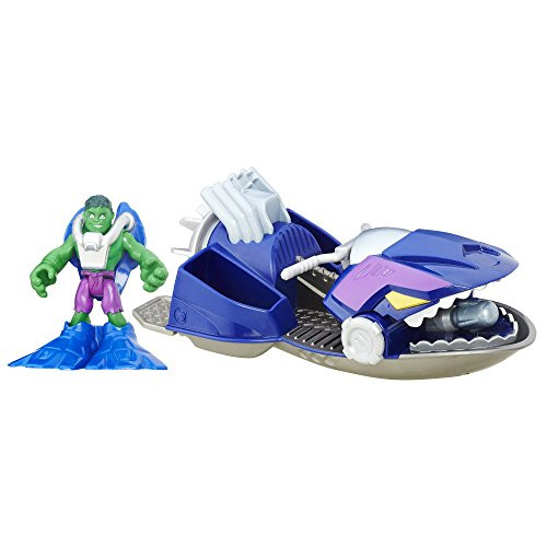 Playskool Heroes Marvel Super Hero Adventures Jet Boat Hulk