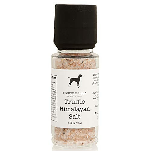 TRUFFLES USA Truffle Himalayan Pink Salt 3.17 oz -90g- - Imported from Italy - Specialty food Truffle Salt - Vegetarian - Gluten Free