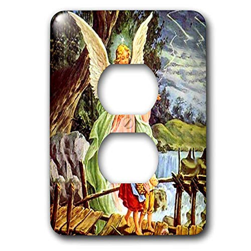 3dRose Guardian Angel - 2 Plug Outlet Cover -lsp-946-6-, Varies