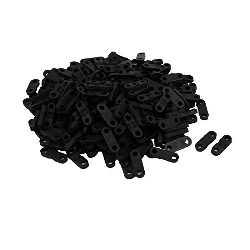 X-DREE 340Pcs Black Plastic Cable Clip Clamp Wire Tie Mount Screws Fixed Base Fasteners -340Pcs noir en plastique pince pince câble attache de fil de fixation vis de fixation à base fixe