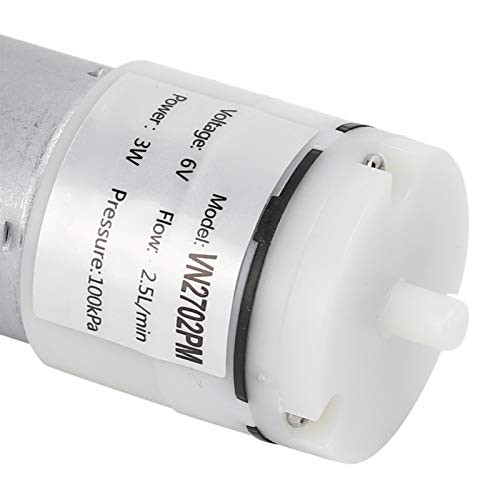 Mini Vacuum Pump DC 6V Diaphragm Pump Micro Diaphragm Pump Safe and Stable Home for Park Aquarium Hotel