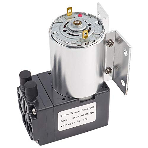 Negative Pressure Suction Pump, DC 12V 5L/min Mini Vacuum Pump, Small Size, Stable and Reliable, High Efficiency for Gas Analysis Sampling Medicine
