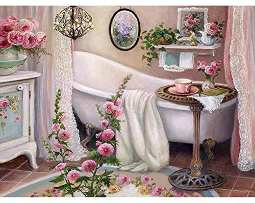 LUANXP 5D DIY Diamond Embroidery Scenery Diamond Painting Landcape Cross Stitch Full Display Diamond Mosaic Rhinestones Gift 30X40CM