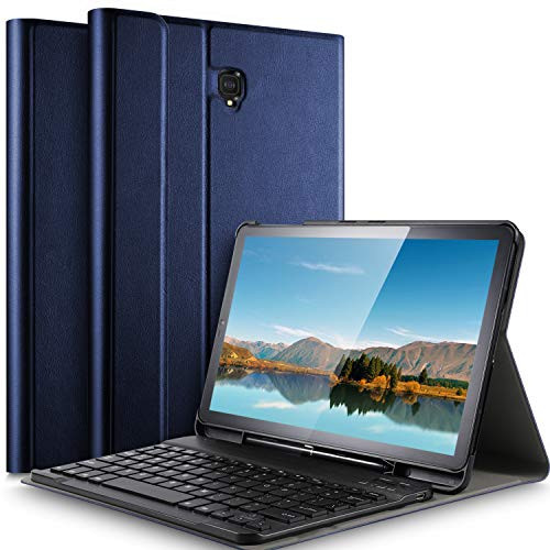 IVSO Samsung Galaxy Tab S4 10.5 Case with Keyboard - Detachable Wireless Keyboard Front Prop Stand Case for Samsung Galaxy Tab S4 SM-T830 Wi-Fi & SM-T835 4G LTE 10.5-inch 2018 Release Tablet (Blue) IVSO Samsung Galaxy Tab S4 10.5 Case with Keyboard - Detachable Wireless Keyboard Front Prop Stand Case for Samsung Galaxy Tab S4 SM-T830 Wi-Fi & SM-T835 4G LTE 10.5-inch 2018 Release Tablet (Blue)