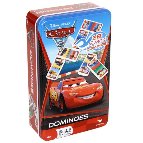 Disney Pixar Cars 2 Dominoes Game Set In Metal Tin Disney Pixar Cars 2 Dominoes Game Set In Metal Tin