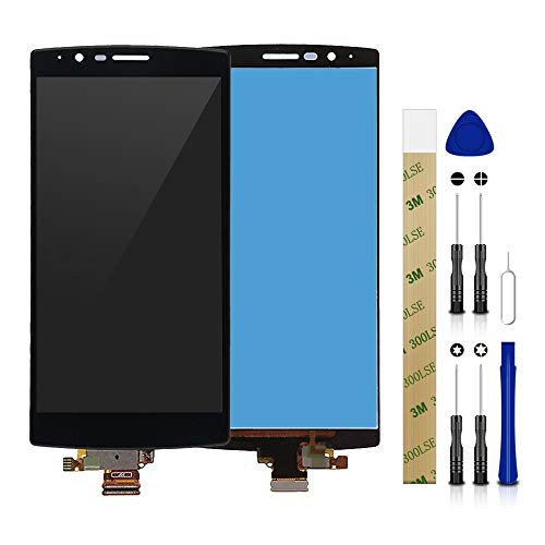 for Sprint LG G4 LS991 LCD Screen Display Assembly Touch Screen Digitizer Panel Glass Replacement Tool -Black Without Frame-