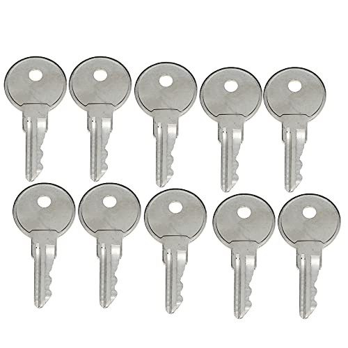 DVPARTS Universal Keys CH751 Compatible with RV Campers, Storage Lockers, Boats, Display Cases, T-Handles, Side Boxes -10-
