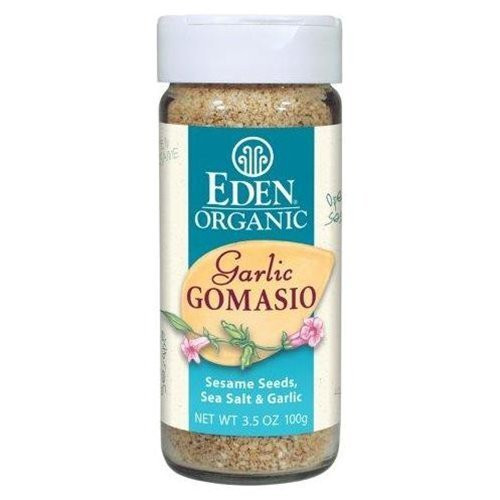 Eden Foods Organic Garlic Gomasio - Sesame Salt, 3.5 Ounce - 6 per case