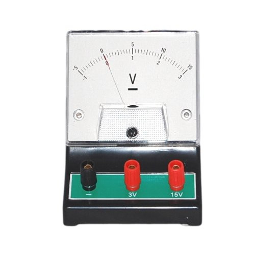 Sci-Supply LC20408 Analog DC Voltmeter, 0-3/0-15V DC