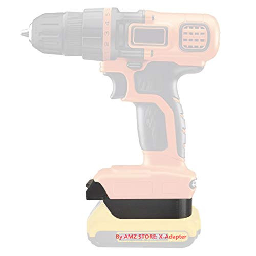 1x Adapter Only for Black  plus Decker 20V MAX Cordless Tools -Not 18V Ni-CD- Fit for DeWalt 20V MAX XR DCB205 Li-Ion Battery -Adapter Only-- US Stock