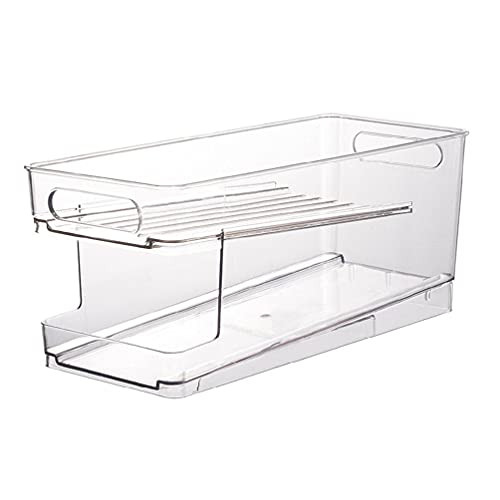 Xcbbncler Can Drink Holder Storage Dispenser Bin for Refrigerator Freezer Countertop Cabinet Pantry Beverage Canned Food Organizer Canned Food Organizer for Pantry 3 Tier