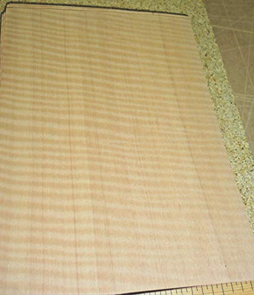 Anigre Figured wood veneer sheet 6" x 8" with paper backer 1/40th" thickness AAA