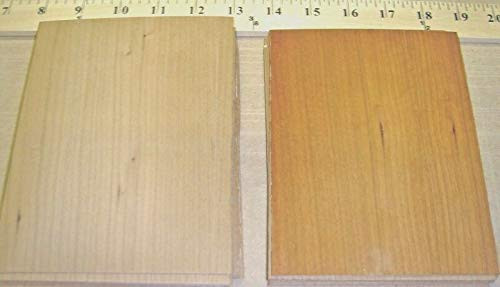 Cherry wood veneer 4.5" x 6" with wood backer 1/25th" thickness"A" grade sheet