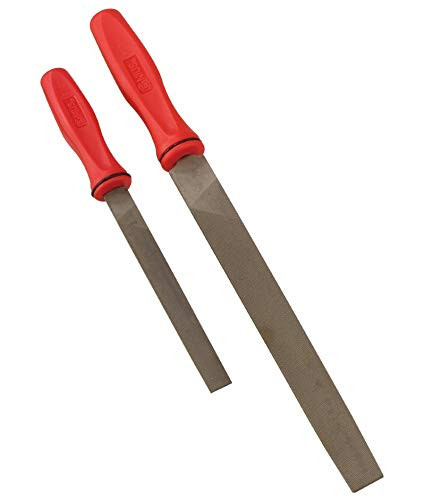 Genius Tools 500112 12" Flat Machinists File -Second Cut-