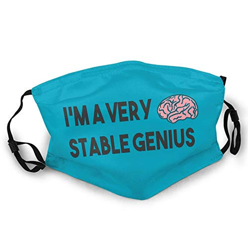 A Very Stable Genius Unisex Adult Anti Dust Face Mask Reusable Black Mouth Mask