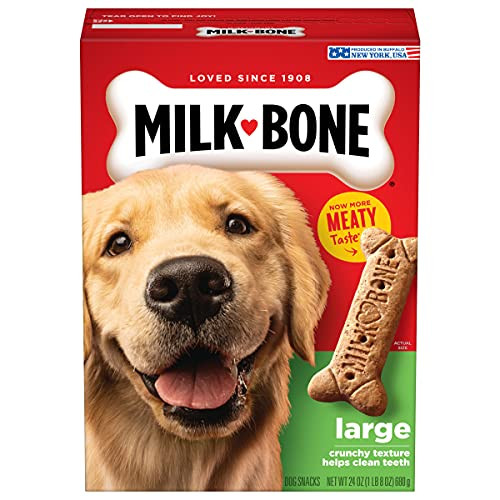 Milk-Bone Original Dog Treats Biscuits for Large Dogs, 24 Ounces -Packaging May Vary-