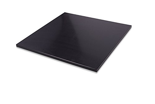 HDPE -High Density Polyethylene- Plastic Sheet 1/4" x 12" x 24" Black