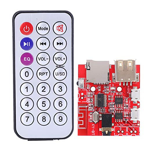 EVTSCAN 4.1 MP3 Bluetooth Decoding Board Car Speaker Refit with Remote Control