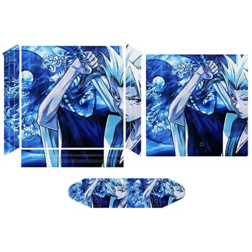 Bleach PS4 sticker skin, console and controller full protection, accurate hole position and whole body decals are suitable for PS4 pro