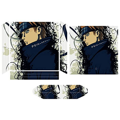 Naruto Amegakure PS4 sticker skin, console and controller full protection, accurate hole position and whole body decals are suitable for PS4 pro