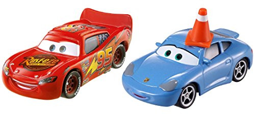 Disney Cars Pixar Sally with Cone & Lightning McQueen Die-Cast Vehicle (2 Pack) Disney Cars Pixar Sally with Cone & Lightning McQueen Die-Cast Vehicle (2 Pack)
