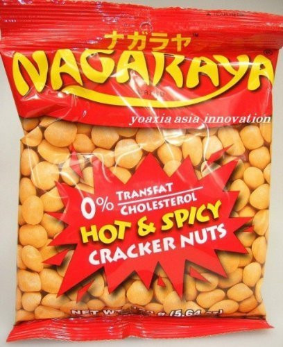 Cracker Nuts -Hot N Spicy- - 5.64oz -Pack of 6- by Nagaraya