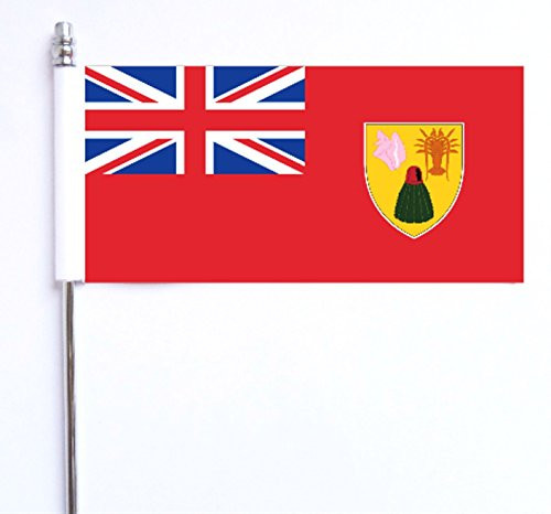 Turks  and  Caicos Islands Civil Red -Merchant- Ensign Ultimate Table Desk Flag
