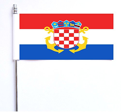 Croatia Croatian Navy Ensign Ultimate Table Desk Flag