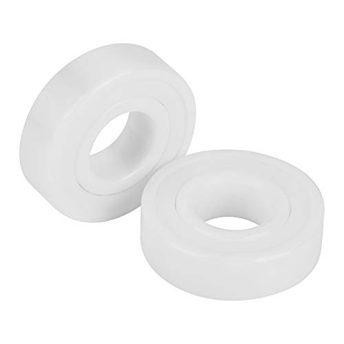 2pcs 6001-2RS Ceramic Bearing Micro Zirconia Ball Bearing Stable Full Ceramic Ball BearingMiniature Permanent Motion Bearings 12x28x8mm