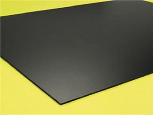 BLACK Styrene Thermoform Plastic Sheets 0.020" x 12" x 18" Sheets - 8 Piece Bundle