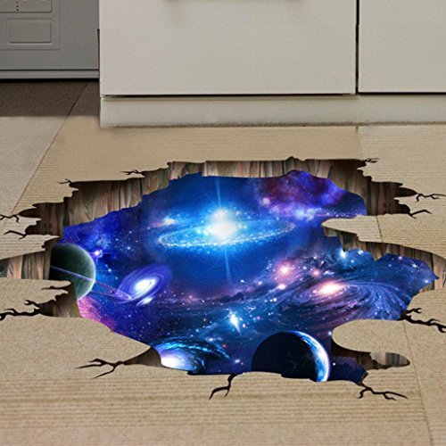 Lood Wall Stickers, Removable 3D Sky Wall Sticker Floor Stickers for Kids Living Room Home Decor Art Vinyl Murals Decal New -C- Lood Wall Stickers, Removable 3D Sky Wall Sticker Floor Stickers for Kids Living Room Home Decor Art Vinyl Murals Decal New -C-