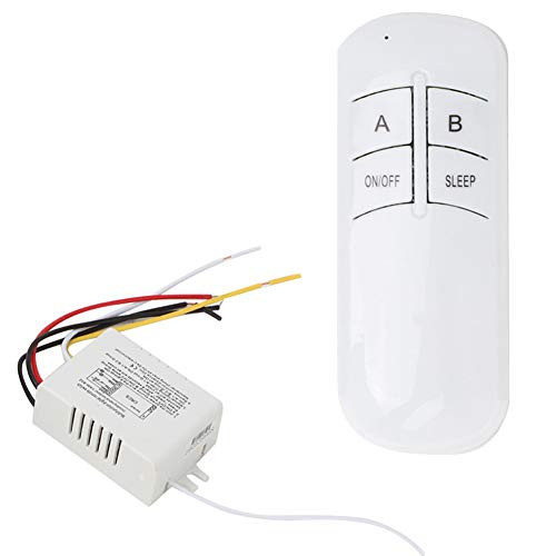 Lamp 2 Ways Wireless Remote Control Switch, Remote Control Switch, 8-15m ON/OFF Easy to Install Replacement for Remote Controlling Light Accessories