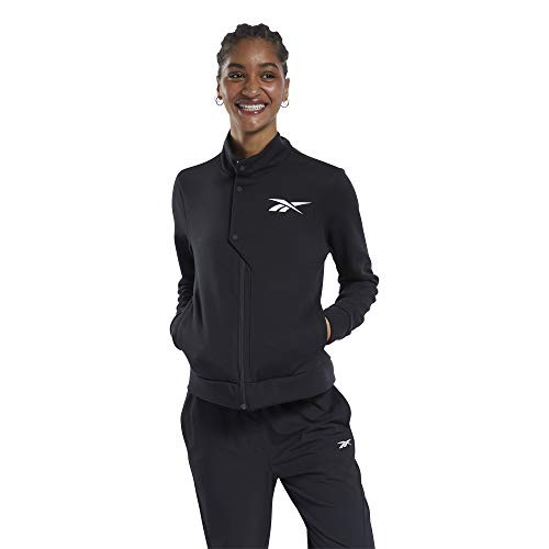 Reebok Training Supply Full Zip Track Jacket, Black, 3X22W