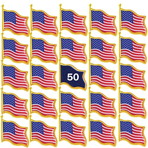 50 Pack American Flag Lapel Pins Bulk USA Waving Flag Pins United States US Badge Pins Brooch Patriotic Enamel pins 50 Pack American Flag Lapel Pins Bulk USA Waving Flag Pins United States US Badge Pins Brooch Patriotic Enamel pins