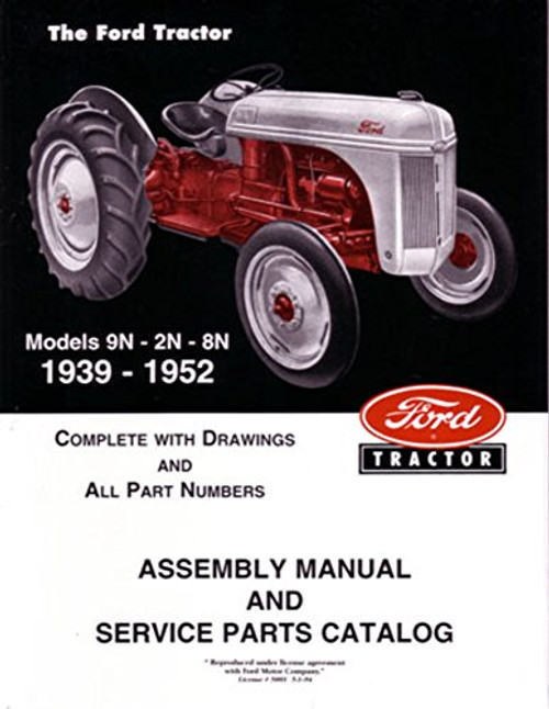 bishko automotive literature 1939 1950 1951 1952 Ford Tractor 9N 2N 8N Parts Numbers Book Manual Factory bishko automotive literature 1939 1950 1951 1952 Ford Tractor 9N 2N 8N Parts Numbers Book Manual Factory