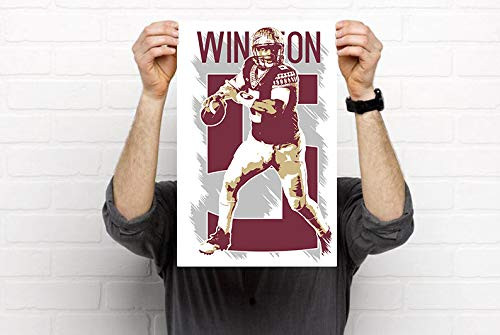 Jameis Winston Poster - Jameis Winston Artwork - Jameis Winston Print - American Football Print
