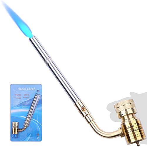 Torch Propane,Propane/Mapp Gas Torch Dual Fuel Torch Kit For Welding, HVAC, Brazing, Barbecue or Plumbing