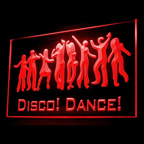 140052 Disco Dance DJ Engraved Entertainment Service Display LED Light Neon Sign