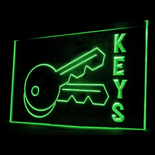 190032 Keys Locksmiths Locks Golden Convenient Display LED Light Neon Sign