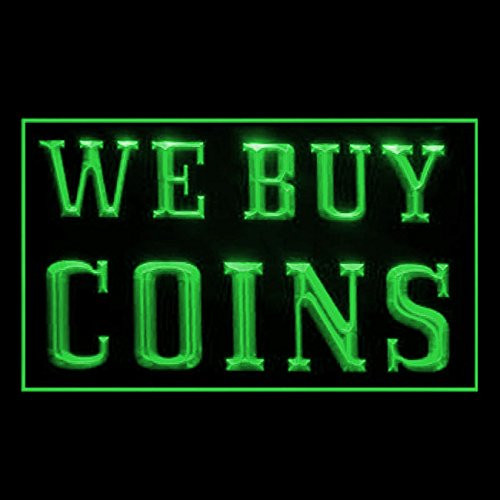 190215 We Buy Coins Gold Silver Bullion Common Display LED Light Neon Sign