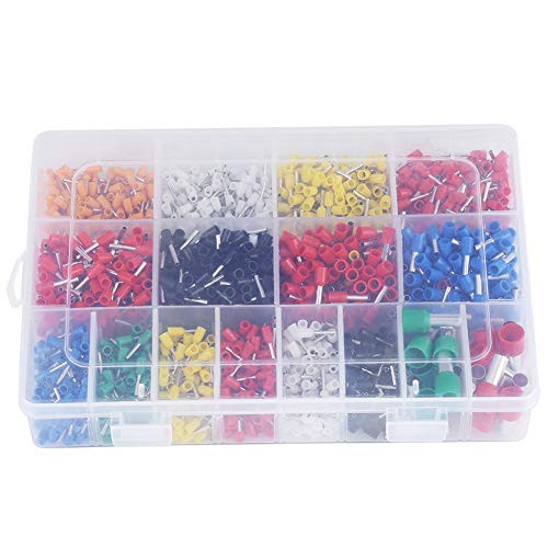 2120pcs Wire Connectors£¬22AWG-5AWG Crimp Terminal Wire Terminals Tube Terminal£¬Wire Copper Crimp Connector Insulated End Terminal