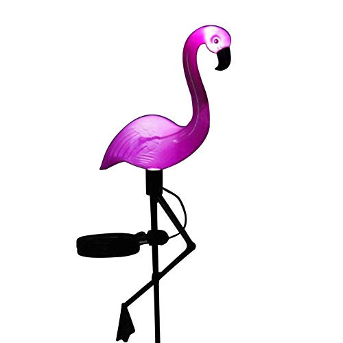 Cubi Solar Powered Flamingo Lawn Lamp Garden Decor Solar Lights Waterproof Led Light for Outdoor Garden Decorative Stake Lighting -1PCS-
