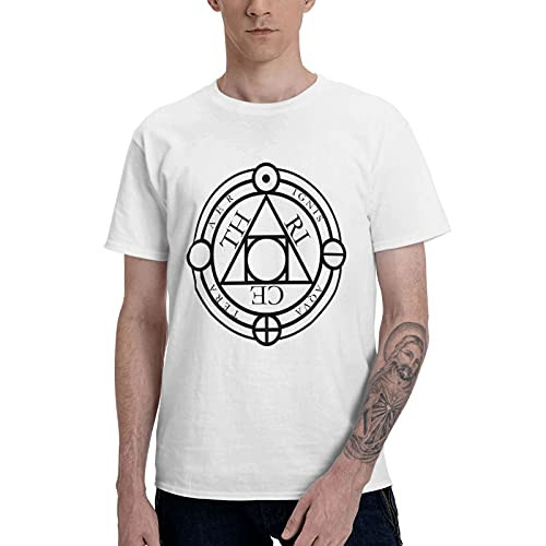 Thrice T Shirt Men's Casual Shirt Crew Neck T-Shirt Tops White